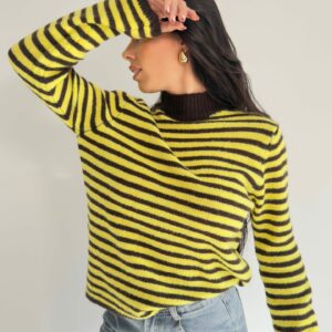 JERSEY RAYAS MARRON Y AMARILLAS